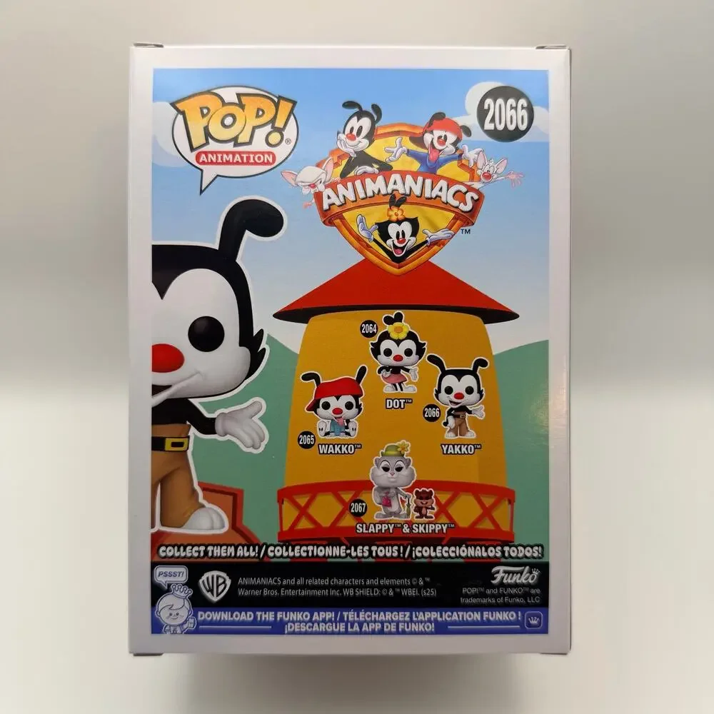 Funko Pop Yakko #2066 Animaniacs Animation NIB - Picture 3 of 6